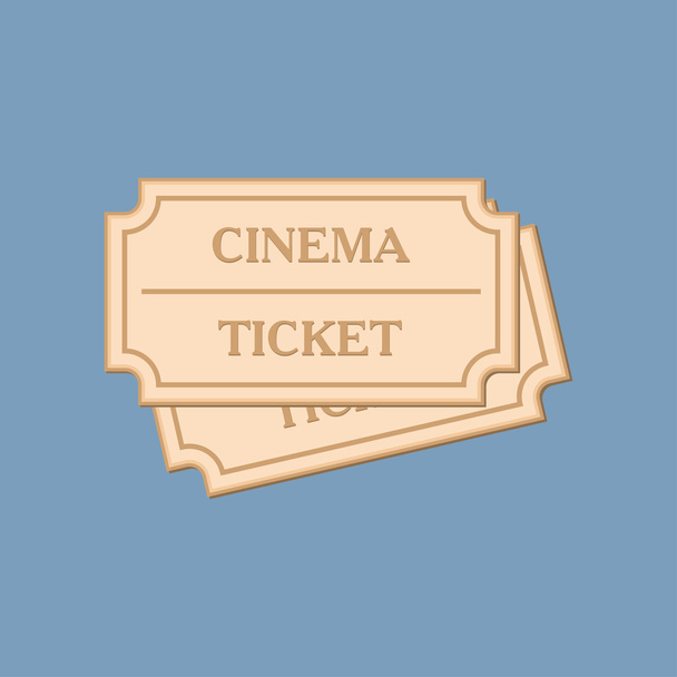 cinema tickets vector illustration - Vector, Image