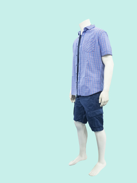 Мужской манекен, одетый в повседневную одежду
 - Фото, изображение