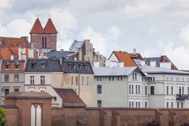 TORUN, POLAND - MAY 18, 2016: Torun in Poland, Old Town skyline, - Foto, afbeelding