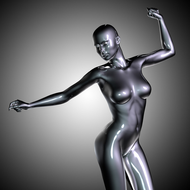 3d rendered illustration of female body - Foto, immagini