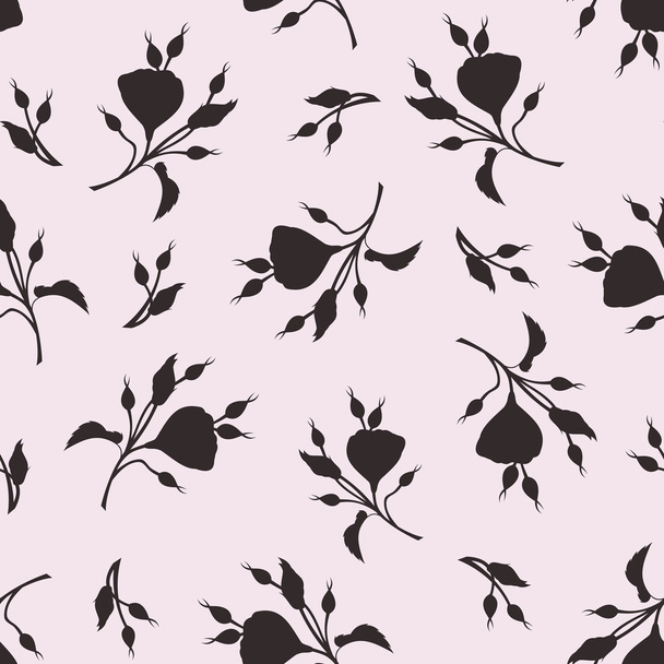 άνευ ραφής ροζ λουλουδάτο μοτίβο. εικονογράφηση φορέας. - Διάνυσμα, εικόνα