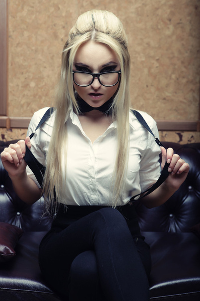 woman with glasses - Foto, Imagem