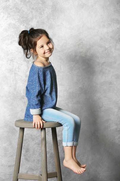 Little fashion kid girl  - Valokuva, kuva