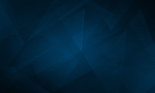 Abstract polygonal dark blue background - Photo, Image