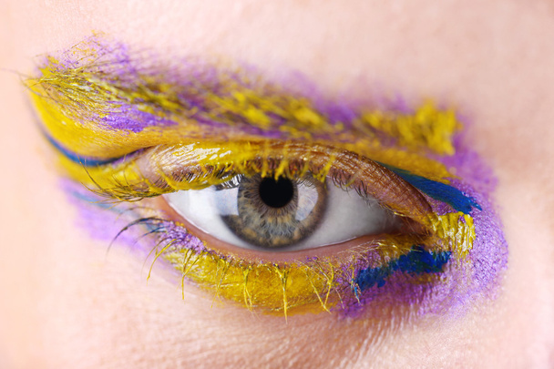 High fashion eye makeup - Фото, изображение