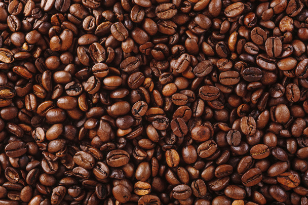 Coffee beans closeup background - Zdjęcie, obraz