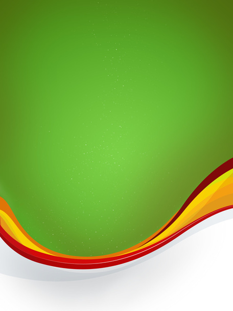 Оливковый зеленый фон Tawi, разноцветные волны, белый текстовый район
 - Фото, изображение