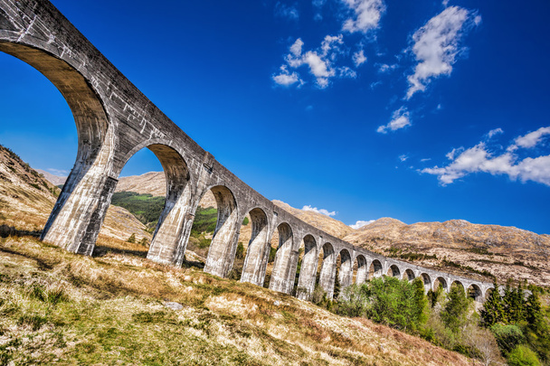 Glenfinnan Railway Viaduct in Scotland - Photo, Image