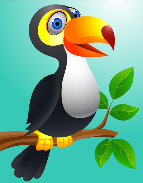 Toucan bird - Vector, afbeelding