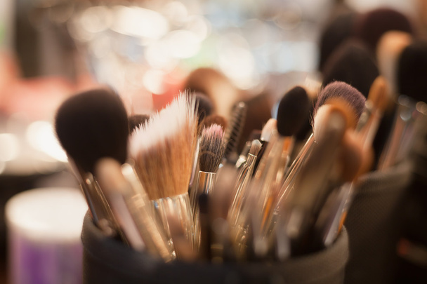 Professional visagiste brushes for make up - Foto, Bild