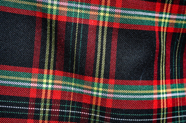Plaid Scottish Kilt - Fotoğraf, Görsel