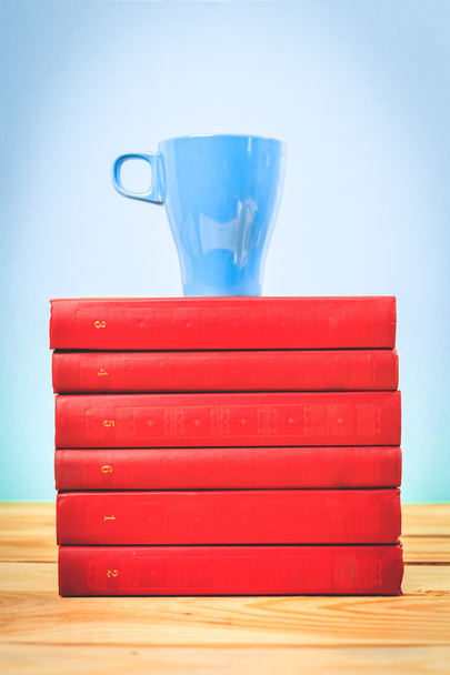 cup of tea with books - Fotografie, Obrázek