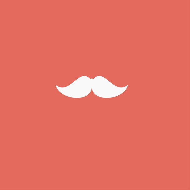 male mustache icon - Vector, Image