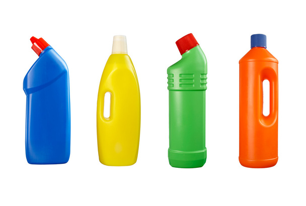 butelki z tworzyw sztucznych, czyszczenie - Zdjęcie, obraz