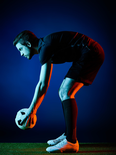 Soccer player Man isolated - Photo, Image