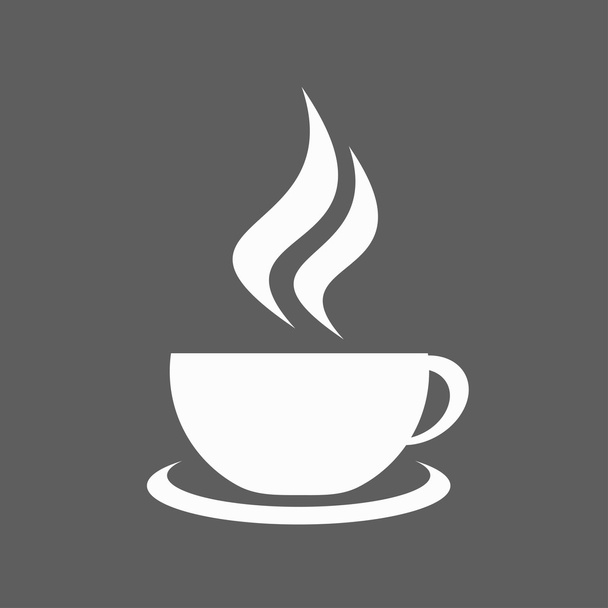 Coffee cup icon - Vector, imagen
