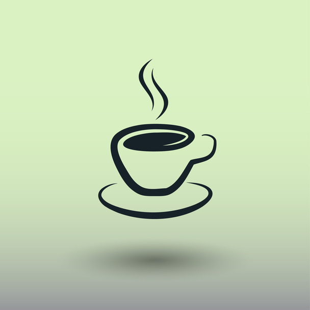 Pictograph of cup, illustration - Вектор, зображення