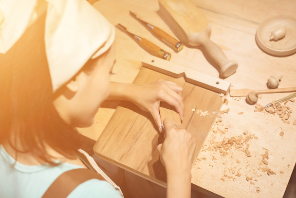 wooden working concept - Photo, Image