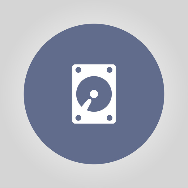 hard disk icon - Vector, Image