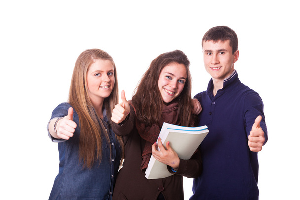 Tizenéves diákok Thumbs Up - Fotó, kép