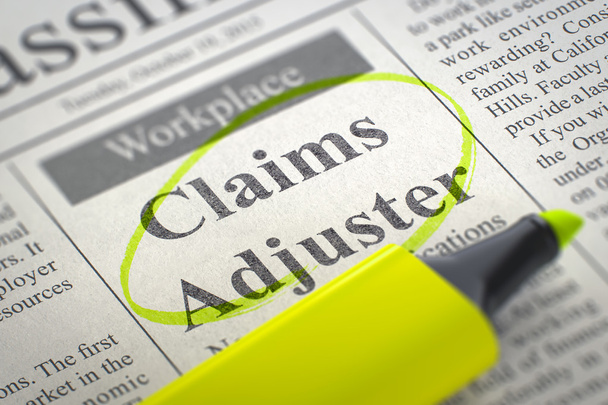 Claims Adjuster Wanted. - Photo, Image