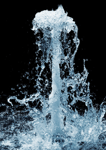 vodopád izolovaných na černém - Fotografie, Obrázek