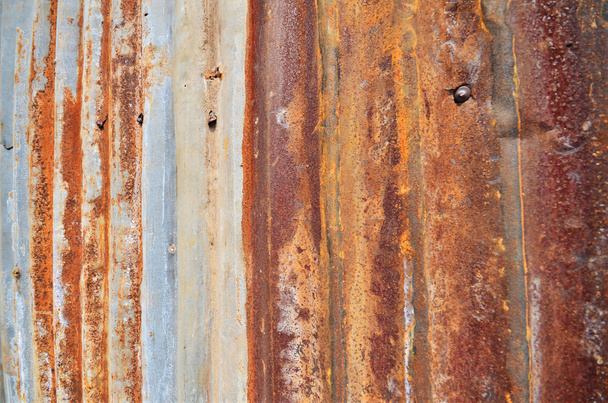 Rusty texturou kovové hliníkové grunge pozadí - Fotografie, Obrázek