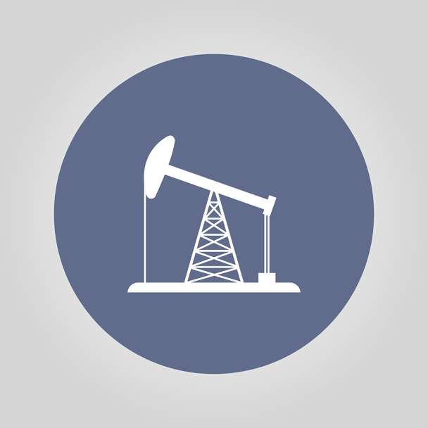 Icono de plataforma petrolífera
 - Vector, Imagen
