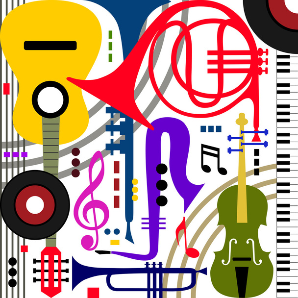 Анотація музичні інструменти
 - Вектор, зображення