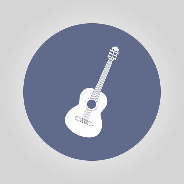ikona akustické kytary - Vektor, obrázek