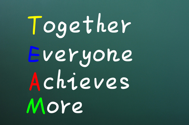 Team acronym for together everyone achieves more - Photo, Image