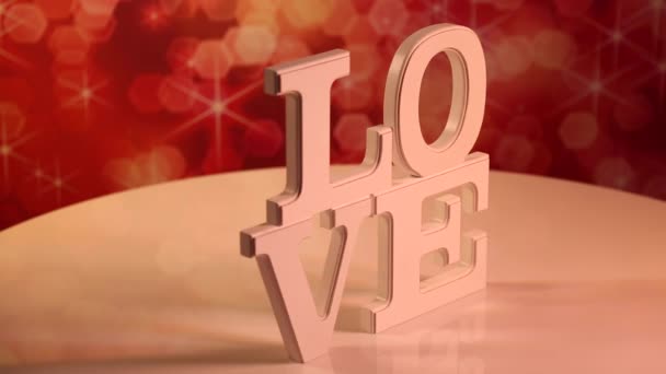 バレンタインデーの概念としての愛のサイン   - 映像、動画