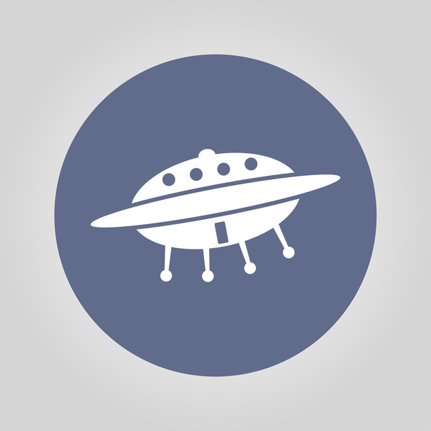 UFO ikona. Ploché - Vektor, obrázek