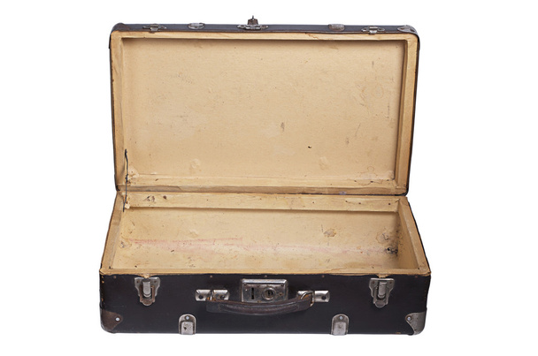 Opened retro suitcase - Fotoğraf, Görsel