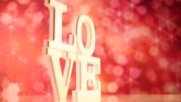 Αγάπη σημάδι ως έννοια του Αγίου Βαλεντίνου   - Πλάνα, βίντεο