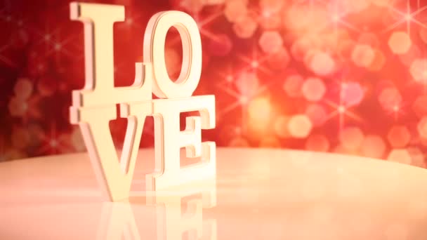 バレンタインデーの概念としての愛のサイン   - 映像、動画