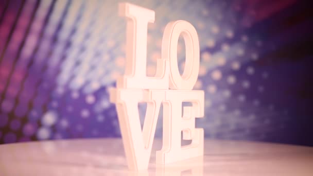 Liefde teken als Valentijnsdag concept   - Video