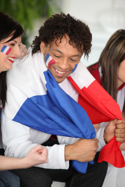 French supporters - Valokuva, kuva