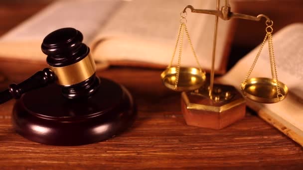 Concepto de Derecho y Justicia - Imágenes, Vídeo