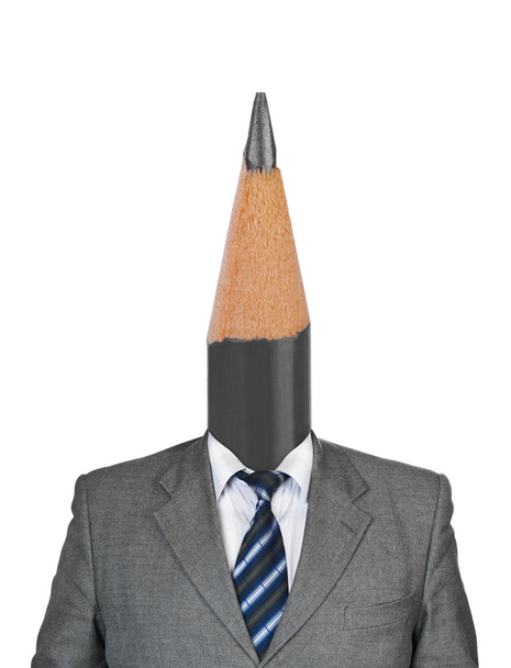 Pencil instead head - Фото, изображение