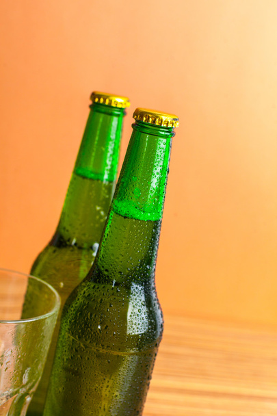 beer bottles and glass - Photo, Image