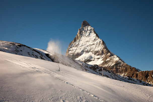 Festői kilátás nyílik a Matterhorn, Svájc - Fotó, kép