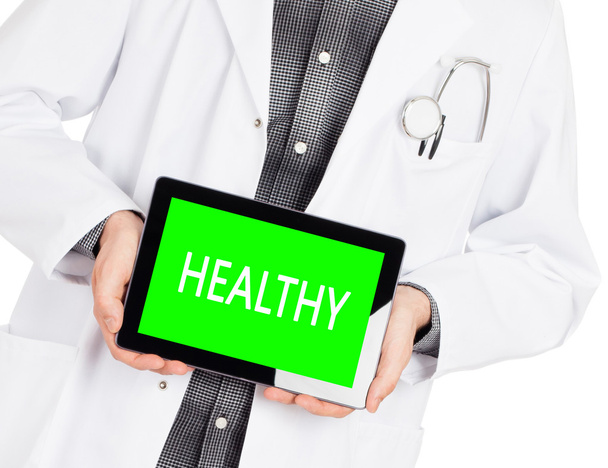 Doctor holding tablet - Healthy - Photo, Image