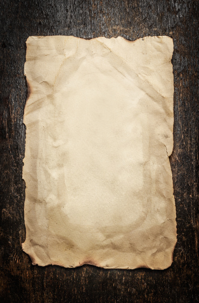 Eski kağıt üzerinde bir yaşlı ahşap - Fotoğraf, Görsel