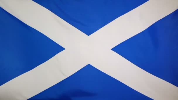 Bandiera tessile reale rallentatore della Scozia
 - Filmati, video