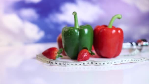 Dieta e fitness, concetto di stile di vita sano
  - Filmati, video