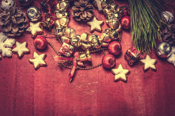 Noel çelenk ve dekorasyon  - Fotoğraf, Görsel