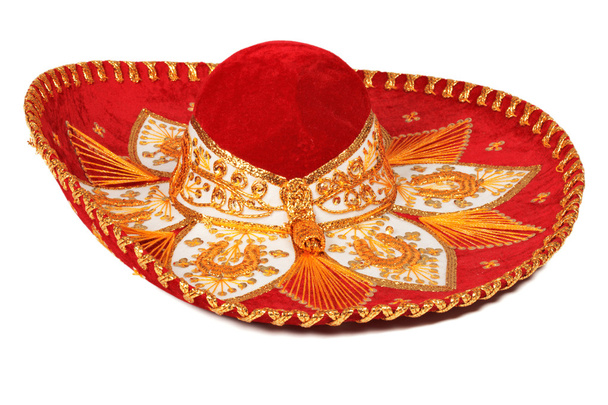 Sombrero rouge isolé
 - Photo, image