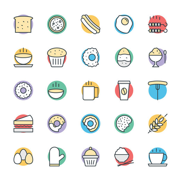 Food Cool Vector Icons 3 - Vector, Image