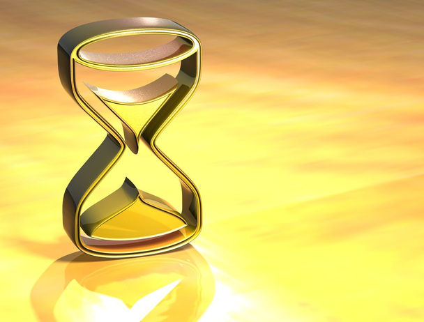 Золотой знак 3D-песочных часов
 - Фото, изображение